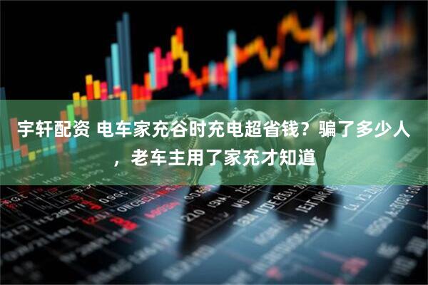 宇轩配资 电车家充谷时充电超省钱？骗了多少人，老车主用了家充才知道